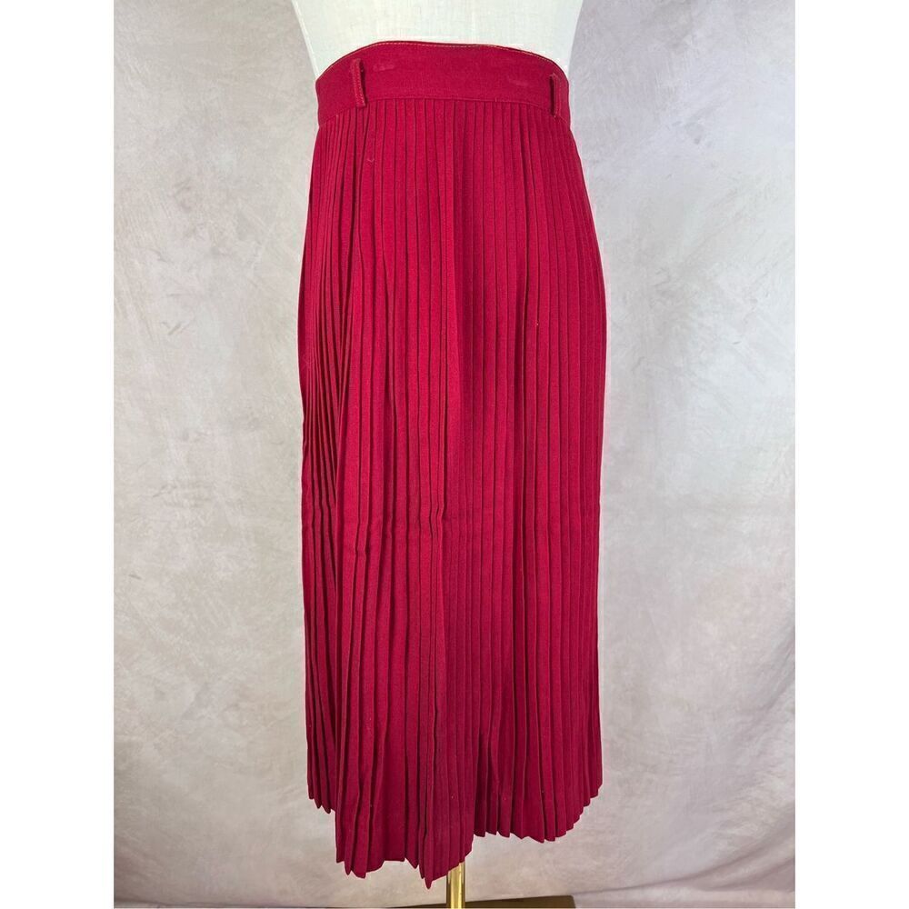 Vintage 1940s Wool Pleated Skirt